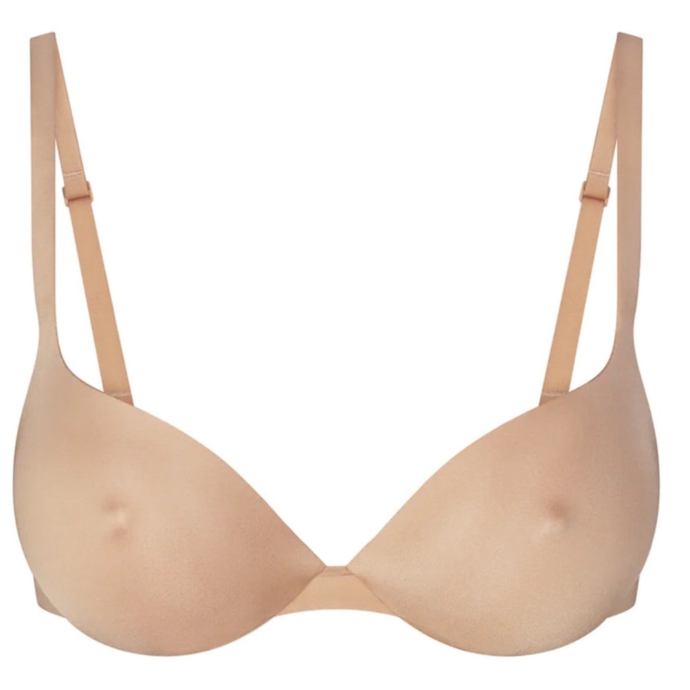 NWT Skims Ultimate Bra Nipple Push-up Bra Clay / 36DD